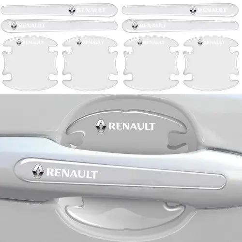 Kit Protetor Maçaneta Personalizado Universal Anti Arranhões Completo