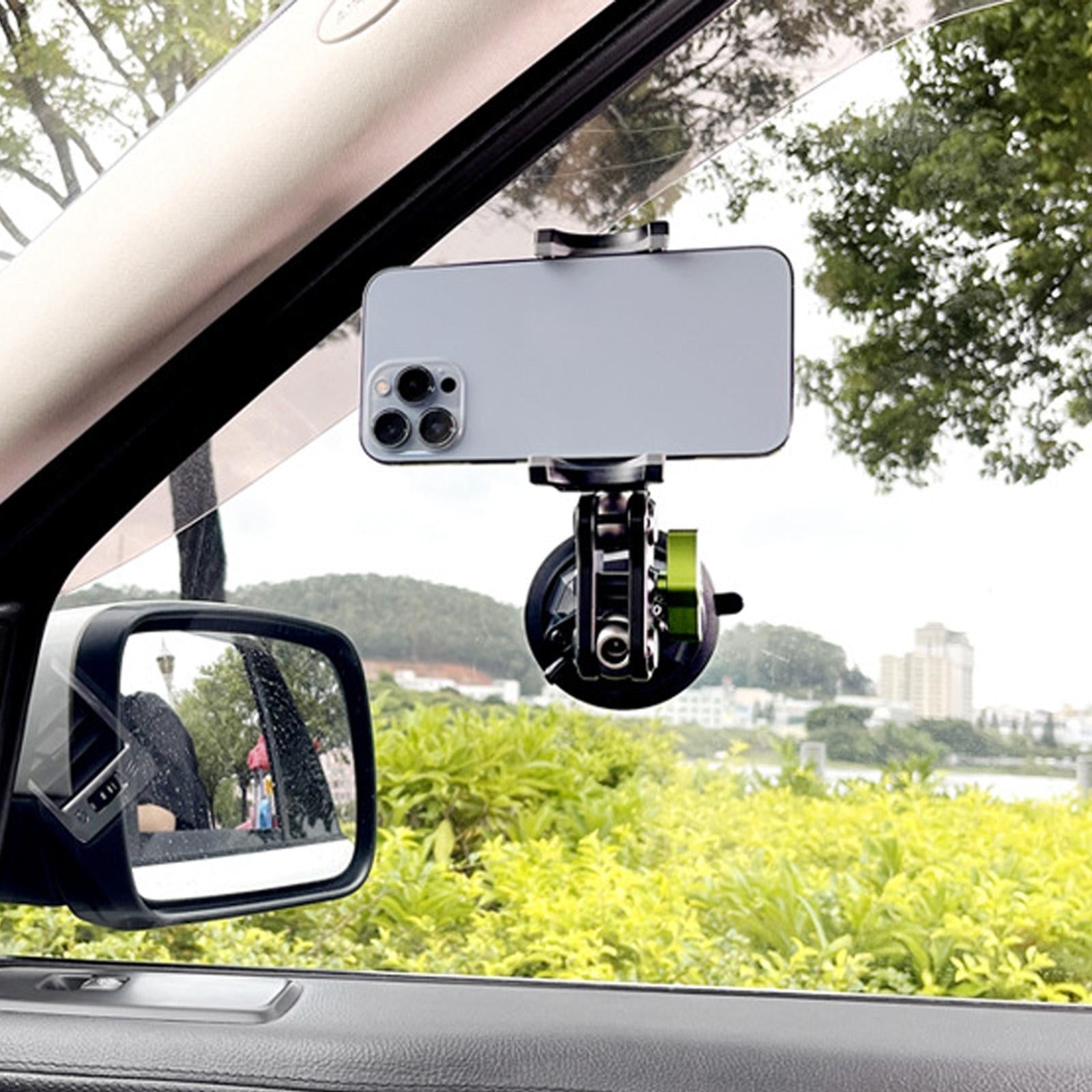 Suporte Veicular de Celular com Braço Longo e Rotação 360°