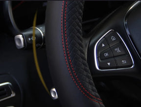 Capa de Volante Antiderrapante em Microfibra de Couro