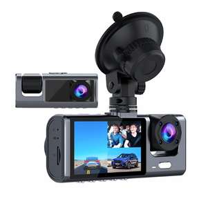 Câmera Veicular Dupla 360° com Visão Noturna Multi Drive