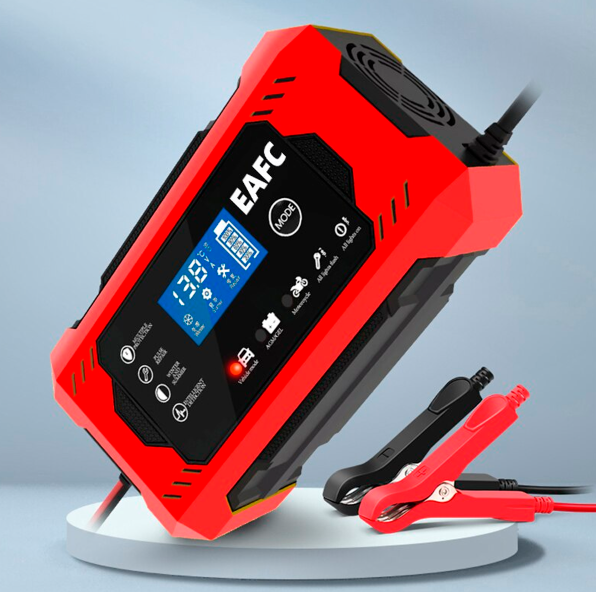 Carregador e Reparador de Bateria Inteligente 12V Portátil