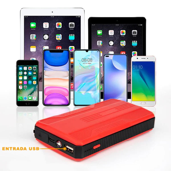 Auxiliar de Partida Veicular e Power Bank 20000mAh Carpower