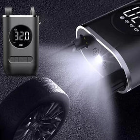 Mini Compressor de Ar Portátil Digital Recarregável 150 PSI