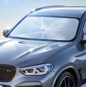 Protetor Solar para Para-brisa Dobrável Estilo Guarda-Chuva