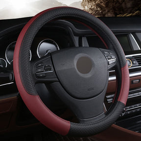 Capa de Volante Bicolor em Couro PU Antiderrapante