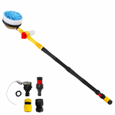 Escova de Lavagem Rotativa para Mangueira com Haste Extensora