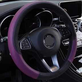 Capa de Volante Antiderrapante em Microfibra de Couro